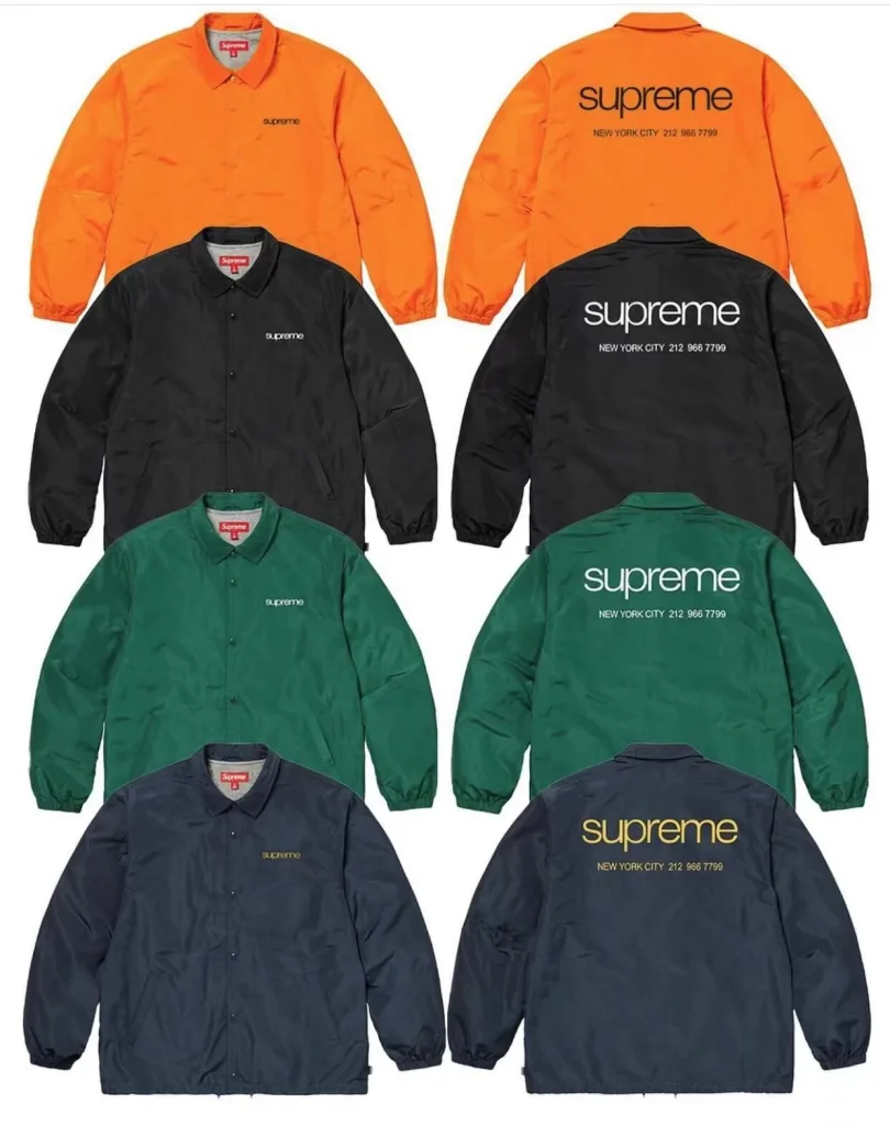Supreme 23FW NYC COACHES JACKET S M L XL