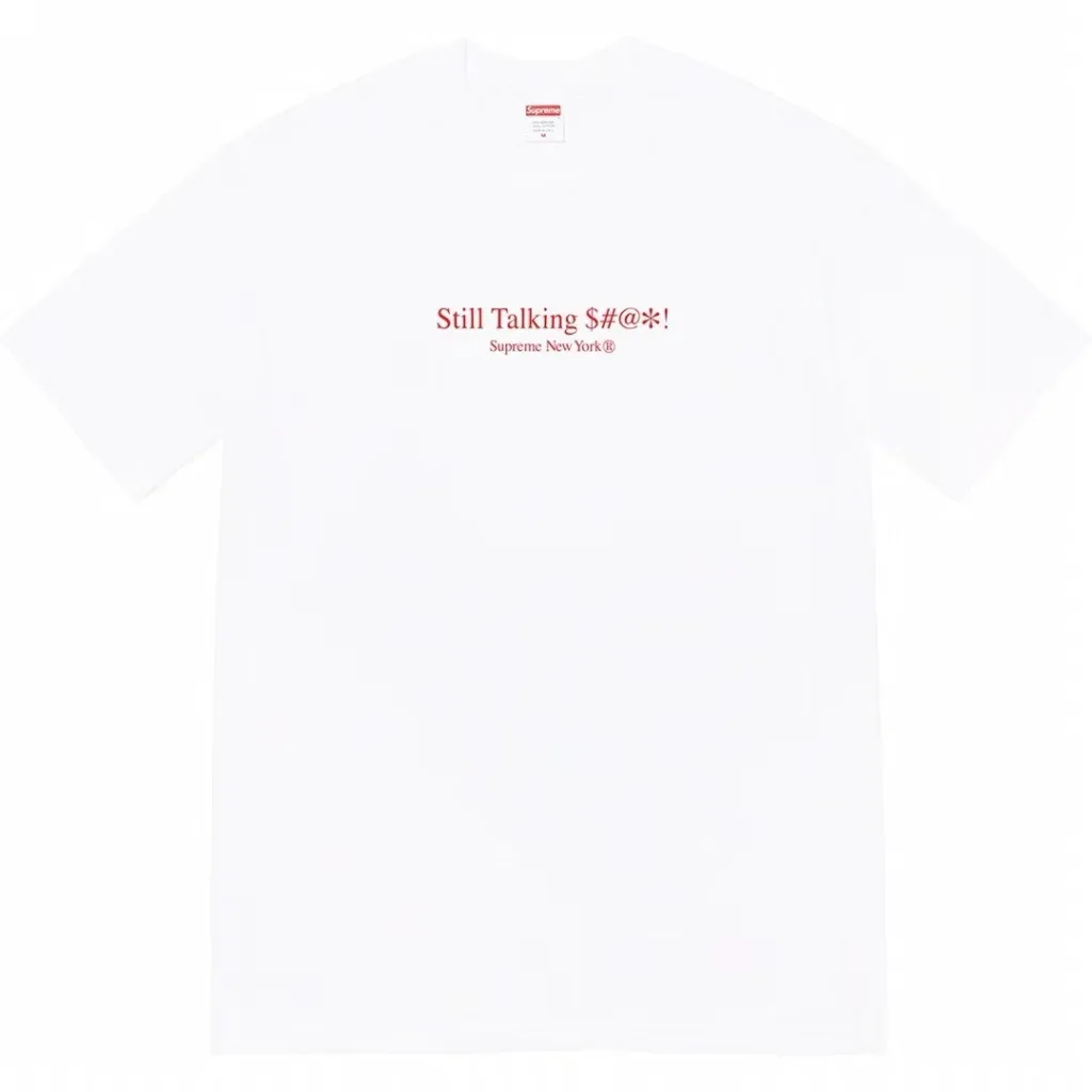 Supreme 22SS Still Talking Tee logo S M L XL