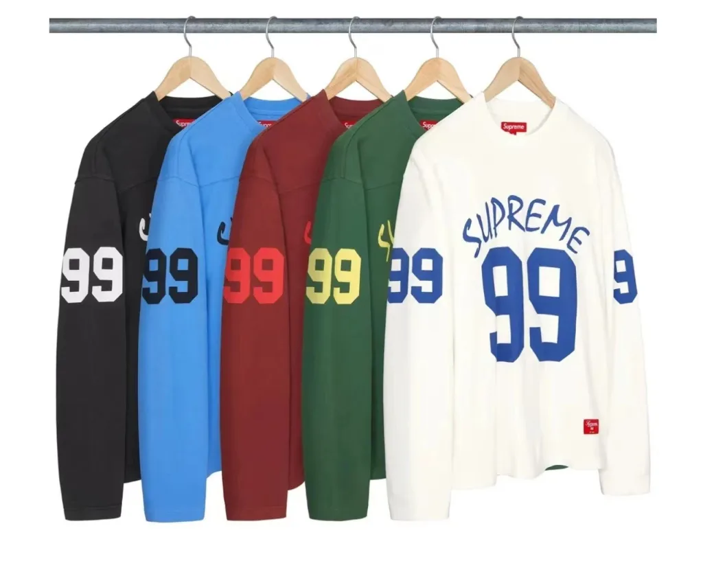 Supreme SS24 99 L/S FOOTBALL TOP S M L XL