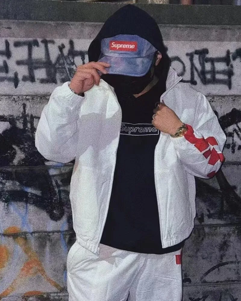 S010#185350200 Supreme 21SS Spellout Track Jacket