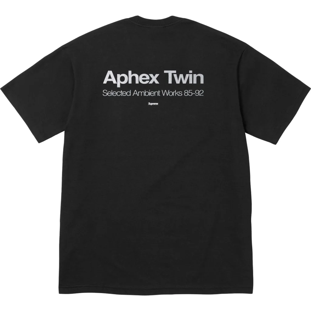 SUPREME 25SS APHEX TWIN AMBIENT WORKS TEE S M L XL