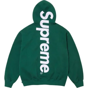 S032#1601902 Supreme 22FW Satin Appliqué Hooded Sweatshirt S M L XL