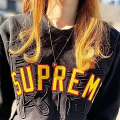 S024#140200185 Supreme 20SS Kanji Logo Crewneck