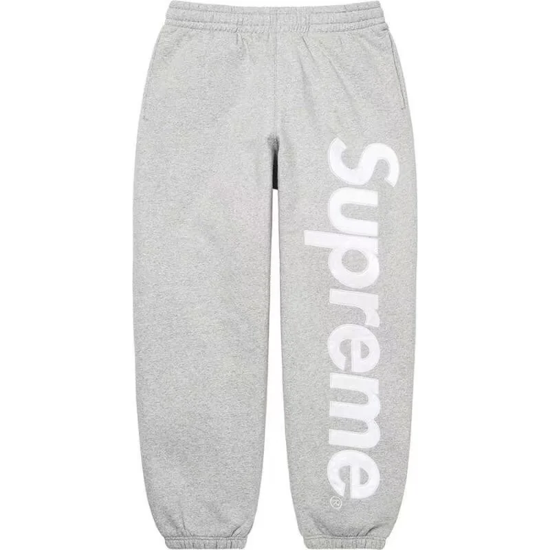 Supreme 22FW Satin Applique Sweatpant logo S M L XL