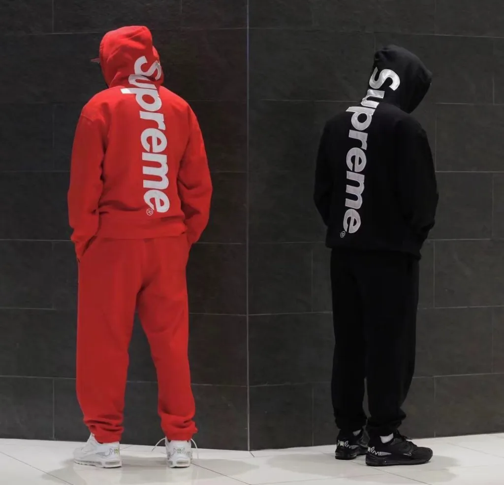 Supreme 22FW Satin Applique Sweatpant logo S M L XL