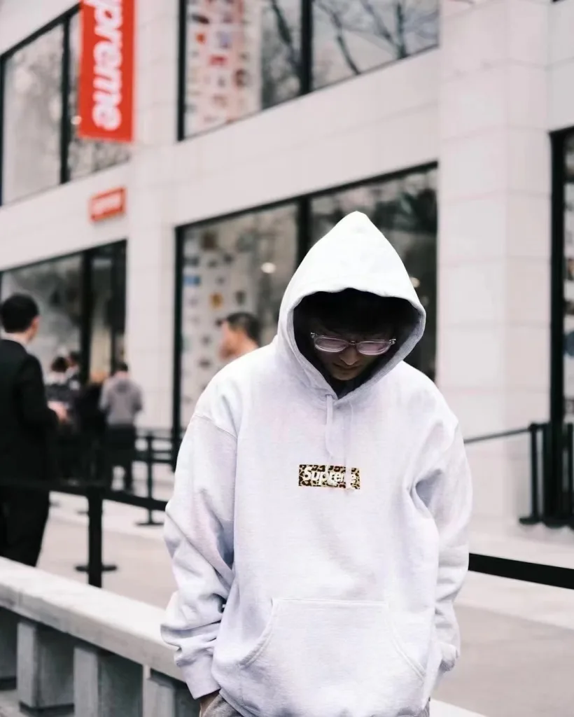 SUPREME SHANGHAI BOX LOGO HOODED SWEAT S M L XL