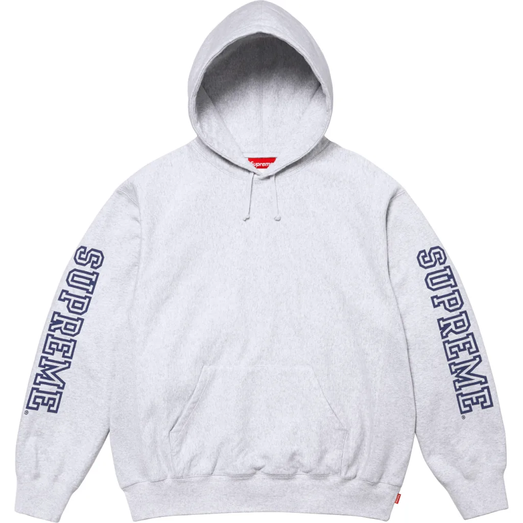 Supreme 24FW Collegiate Sleeve Hooded S M L XL