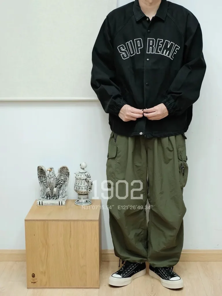SUPREME SS24 CRACKED COACHES JACKET S M L XL