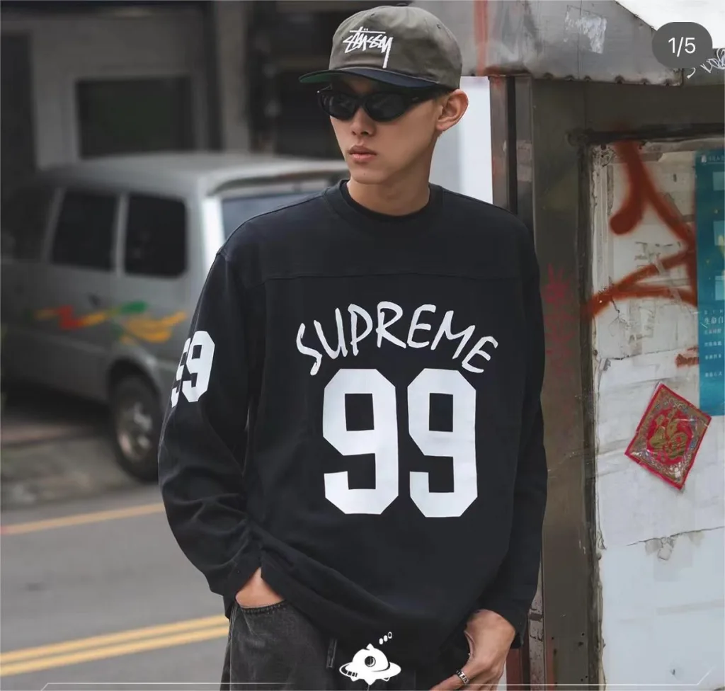 Supreme SS24 99 L/S FOOTBALL TOP S M L XL