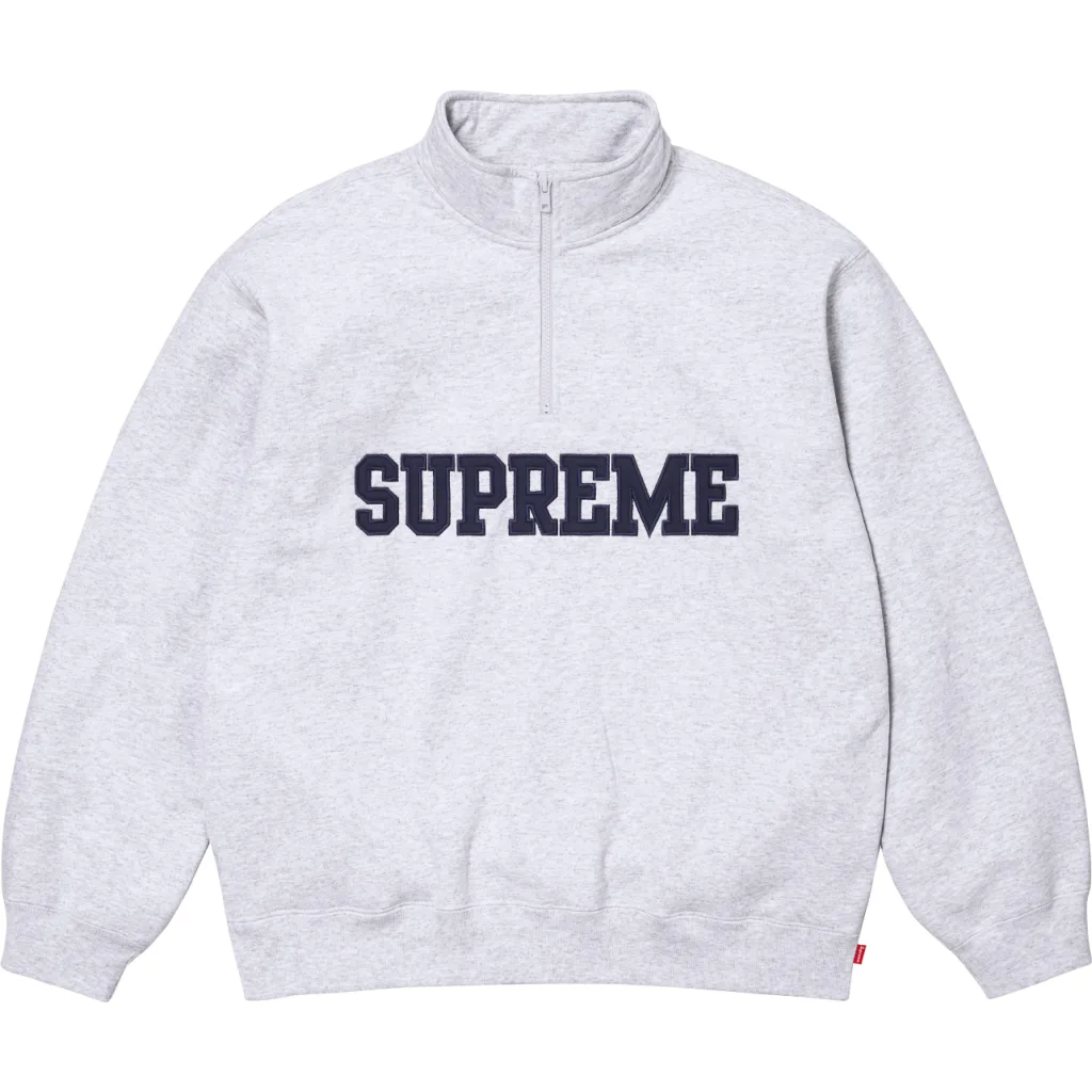 Supreme Collegiate Half Zip Pullover FW24 S M L XL