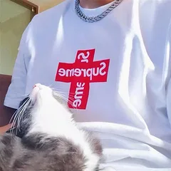 SUPREME CROSS BOX LOGO S M L XL