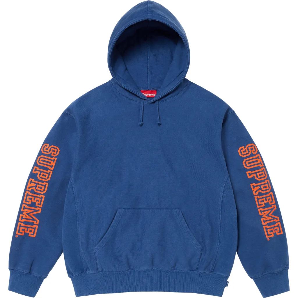 Supreme 24FW Collegiate Sleeve Hooded S M L XL