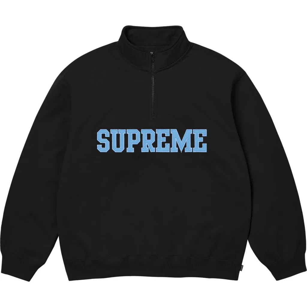 Supreme Collegiate Half Zip Pullover FW24 S M L XL
