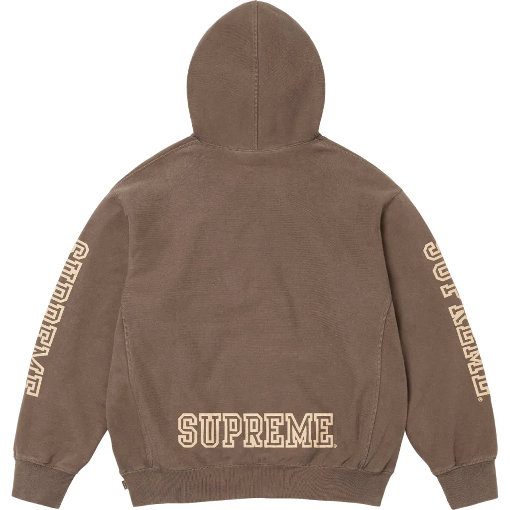 Supreme 24FW Collegiate Sleeve Hooded S M L XL