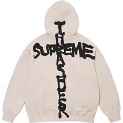 S161#PP180289587 Supreme 24FW Thrasher Zip Up Hooded