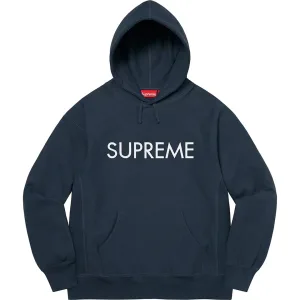 S013#15518899 Supreme 22FW Capital Hooded Sweatshirt