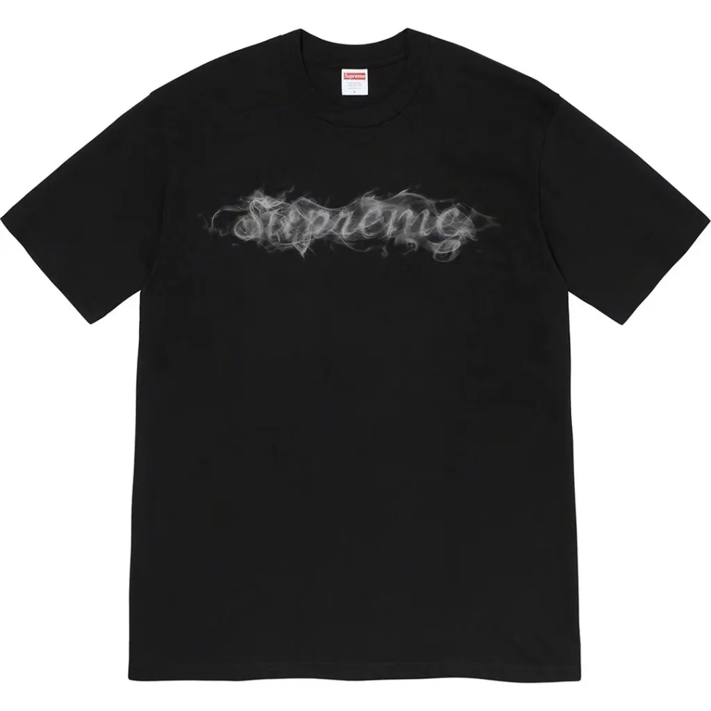 Supreme 19FW Smoke Tee Logo S M L XL