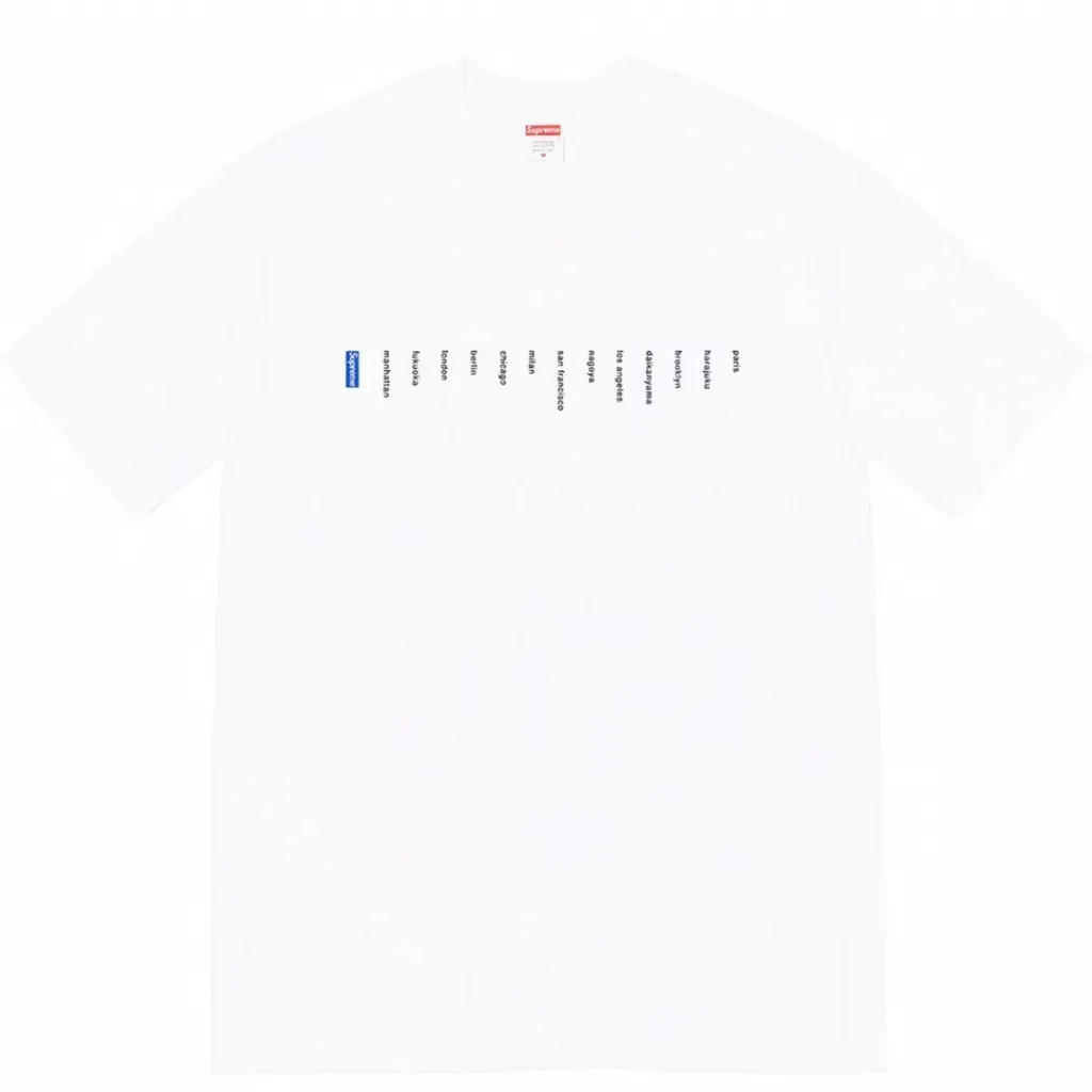 Supreme 23SS LOCATION TEE S M L XL