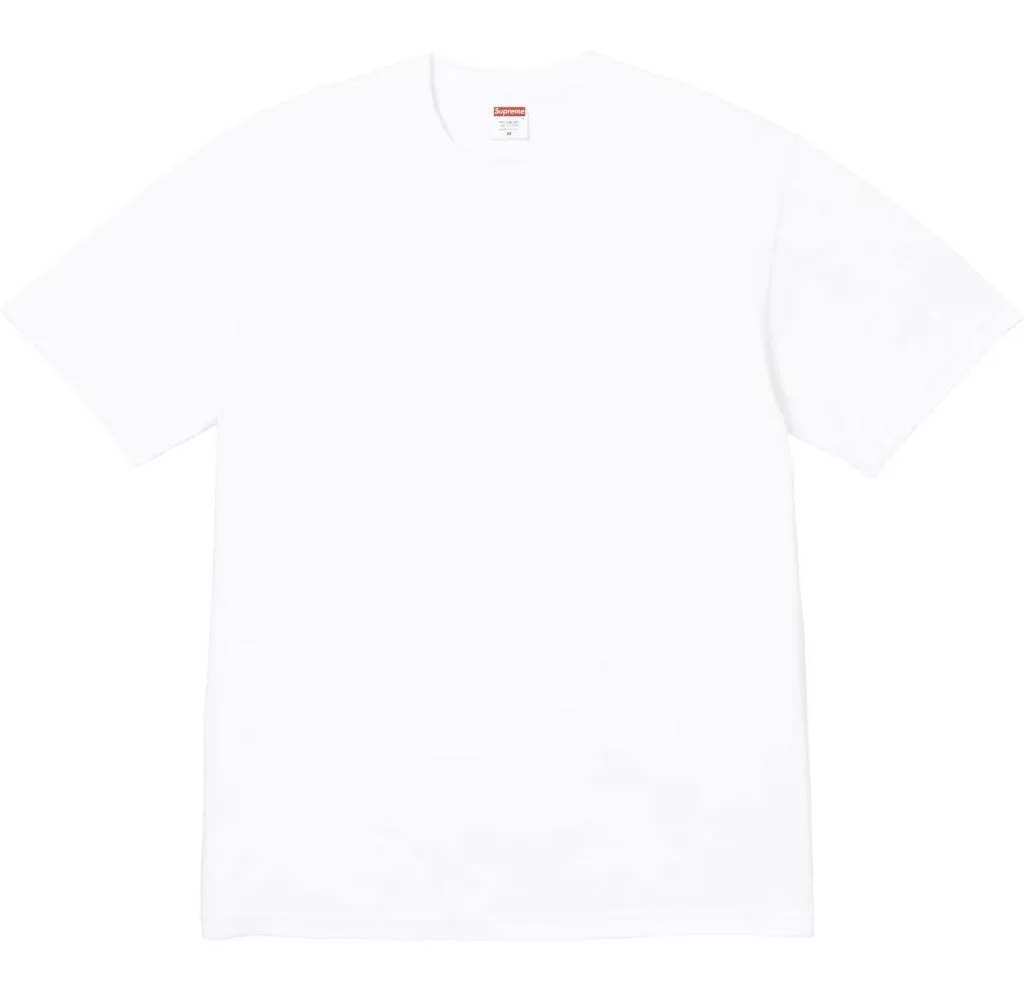 SUPREME SS24 BACKWARDS TEE logo S M L XL