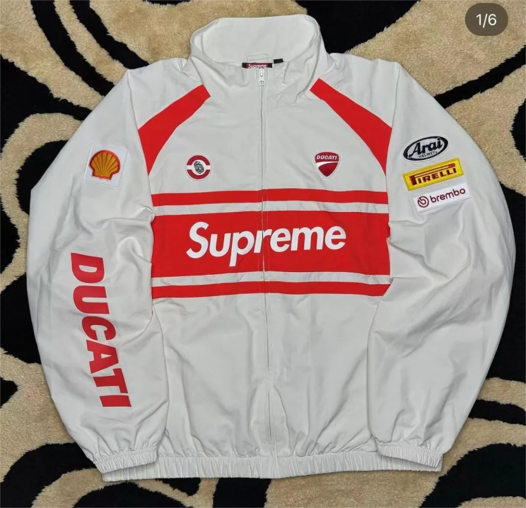 Supreme 24SS Ducati Track Jacket S M L XL