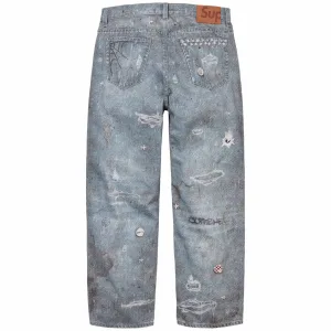 Supreme 24FW HJR Trompe Loose Fit Jean 3D 30 32 34 36 38