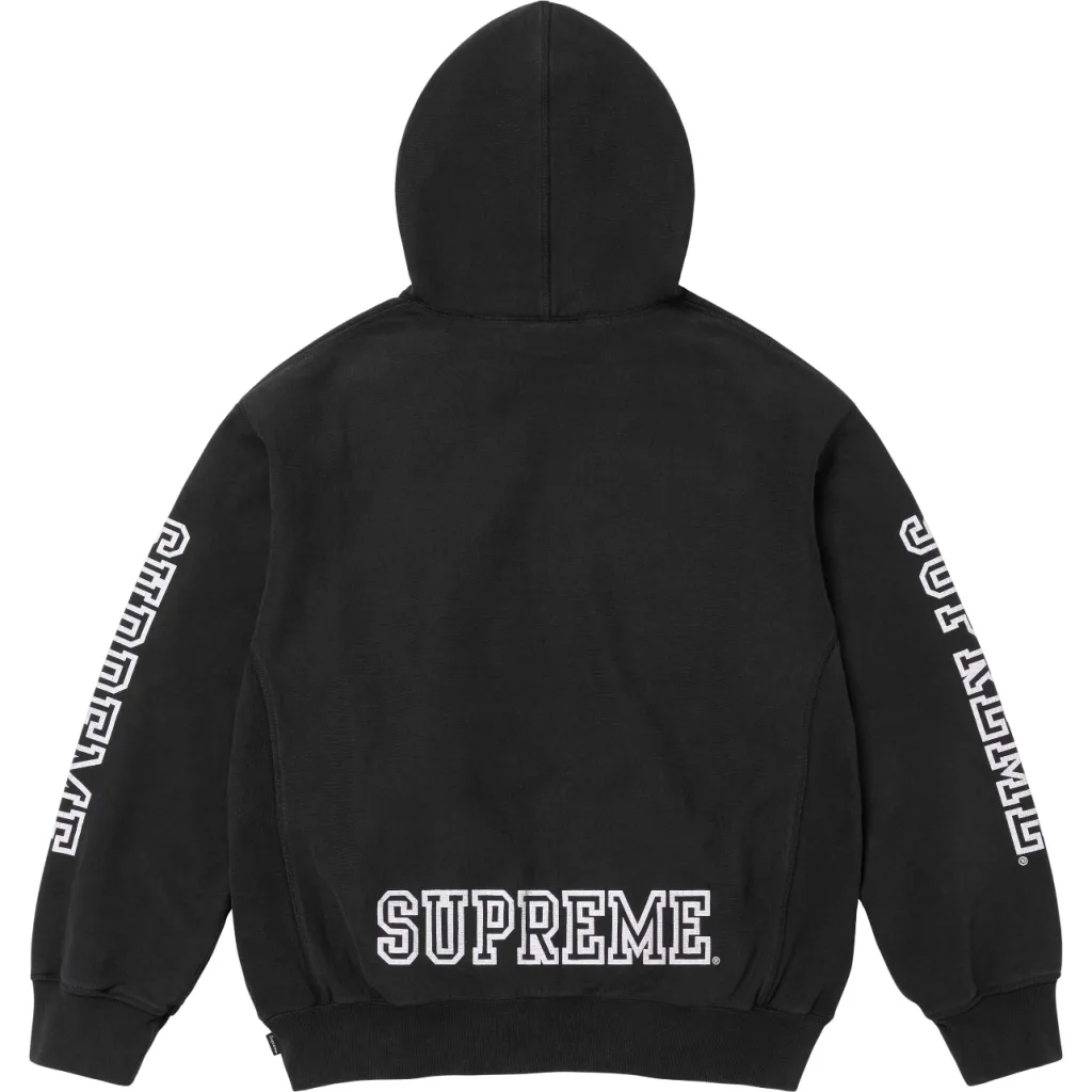 Supreme 24FW Collegiate Sleeve Hooded S M L XL