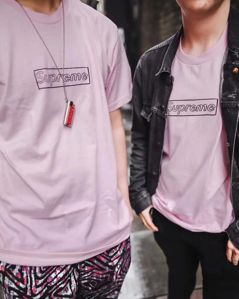 Supreme 21SS KAWS Chalk Logo Tee bogo S M L XL