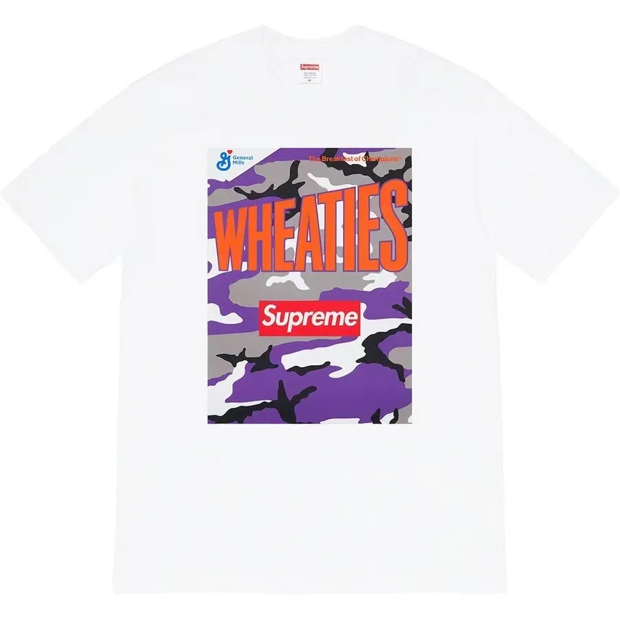 Supreme 21ss Wheaties Tee box logo S M L XL