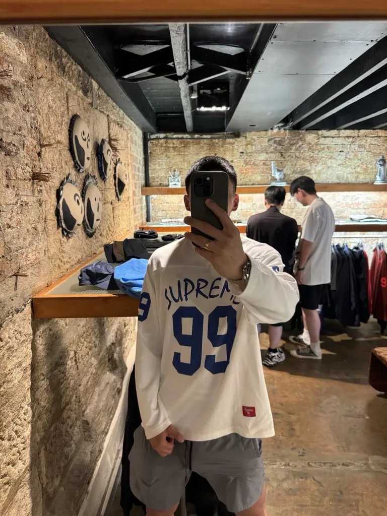 Supreme SS24 99 L/S FOOTBALL TOP S M L XL