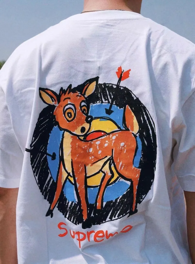 Supreme 22SS Deer Tee Logo S M L XL