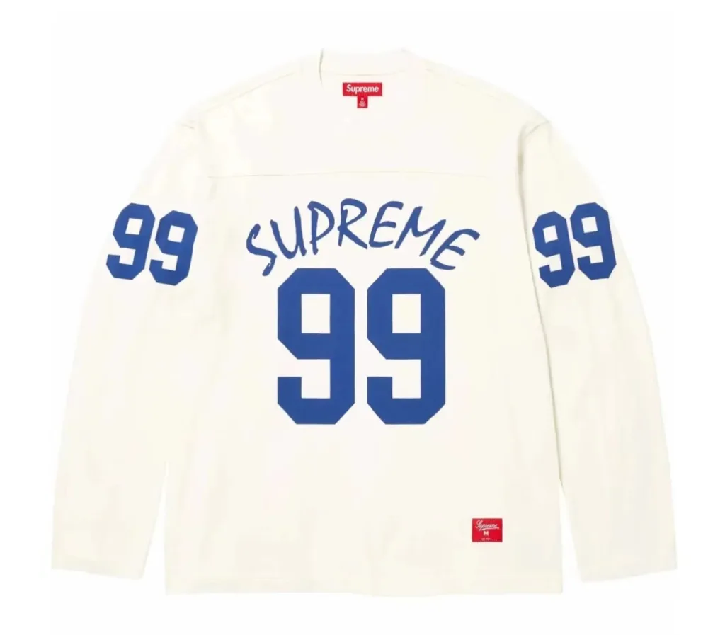 Supreme SS24 99 L/S FOOTBALL TOP S M L XL