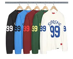 Supreme SS24 99 L/S FOOTBALL TOP S M L XL
