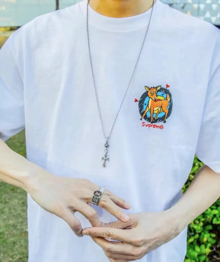 Supreme 22SS Deer Tee Logo S M L XL