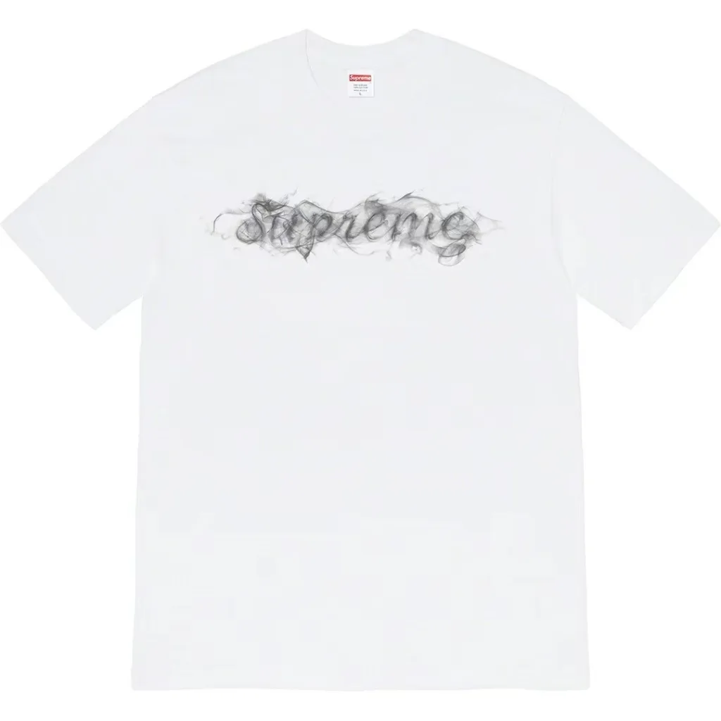 Supreme 19FW Smoke Tee Logo S M L XL