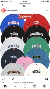 Supreme 24SS Shop Crewneck 4 6 7