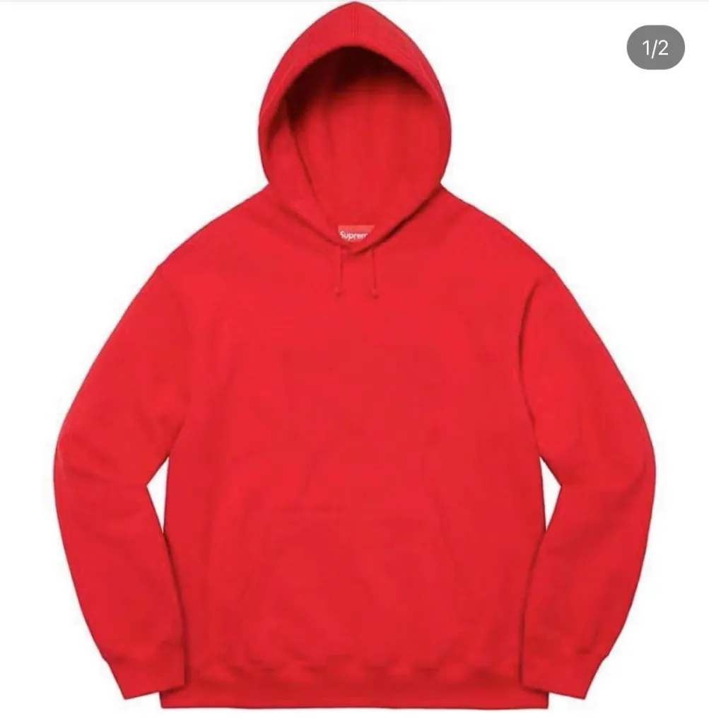 S032#1601902 Supreme 22FW Satin Appliqué Hooded Sweatshirt S M L XL