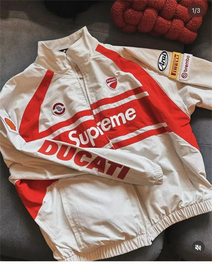 Supreme 24SS Ducati Track Jacket S M L XL