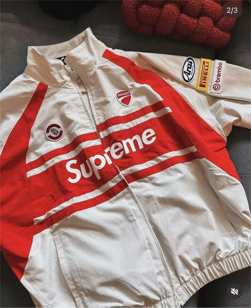 Supreme 24SS Ducati Track Jacket S M L XL