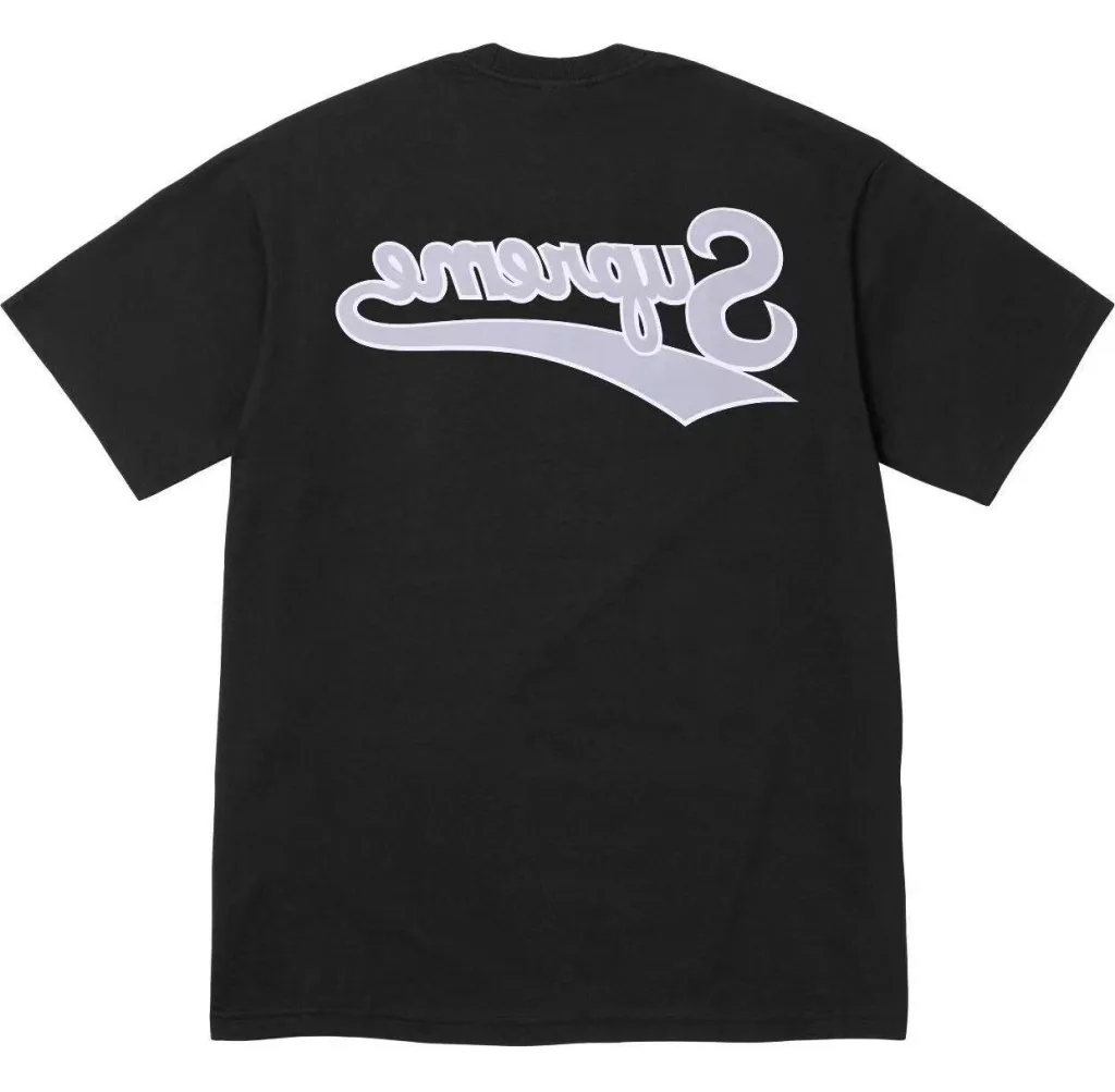 SUPREME SS24 BACKWARDS TEE logo S M L XL