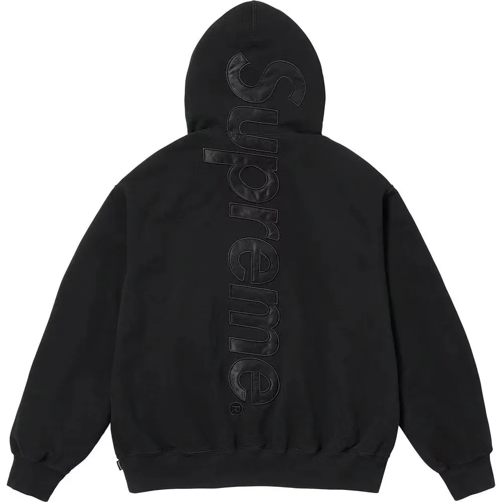 Supreme FW23 SATIN HOODIE LOGO S M L XL