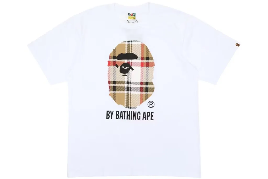 BAPE A Bathing Ape Check by Bathing Tee